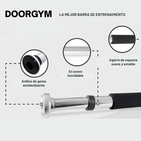 Barra de ejercicios (Doorgym) fortalece tu cuerpo y tu salud en casa