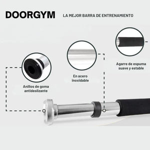 Barra de ejercicios (Doorgym) fortalece tu cuerpo y tu salud en casa