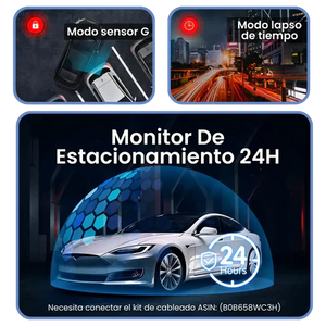 RedTiger® Cámara Frontal y Trasera para Carro