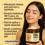 EVIL GOODS Crema con Sebo de Res - Hidratación Natural Profunda y Restauradora